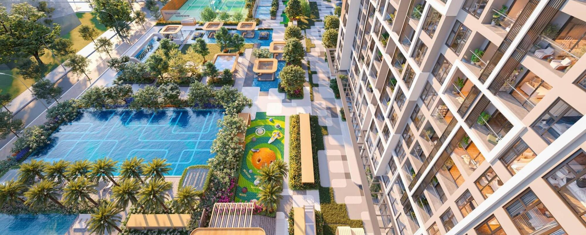 Hình phối cảnh tổng quan An Bình Homeland