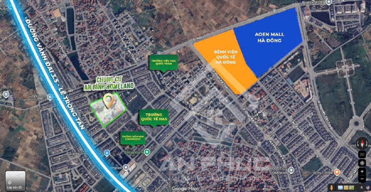 vi trí dự án An Bình Homeland