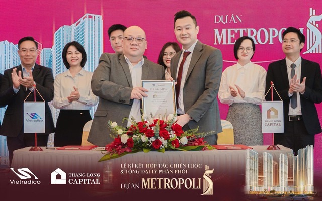 Chủ đầu tư Vietradico ký kết với Thăng Long Capital.